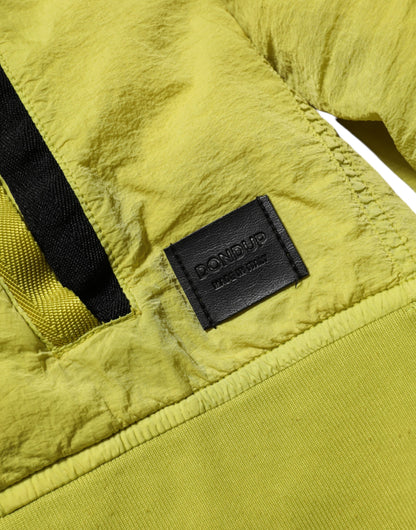 Dondup Yellow Polyamide Zipper Bomber Women’s Jacket