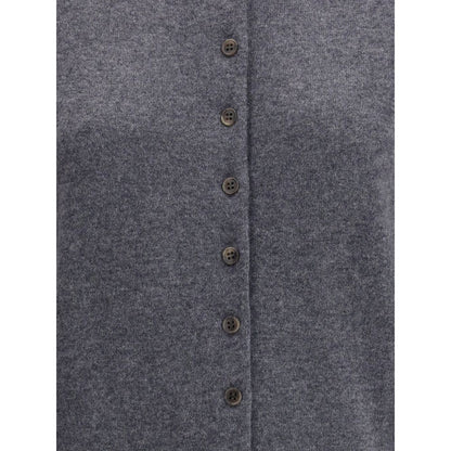 Lisa Yang Gray Cashmere Cardigan