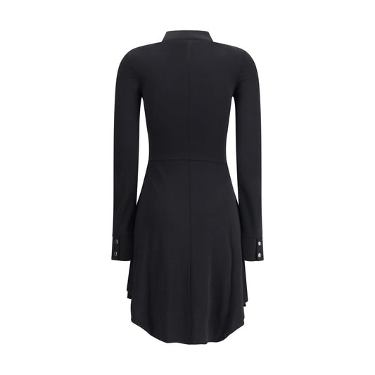 Courrèges Black Viscose Casual Dress
