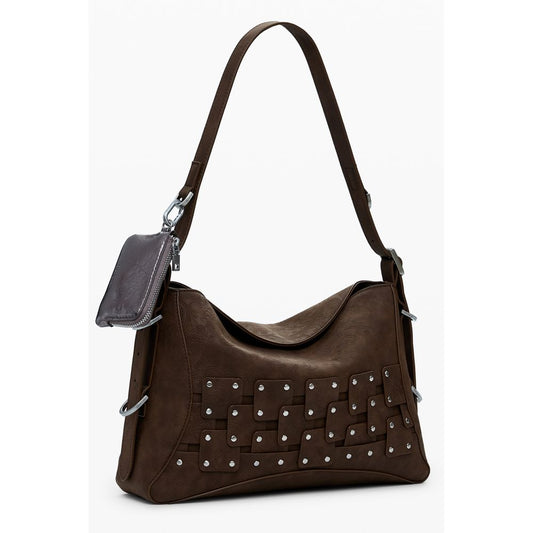 Desigual Brown Polyethylene Women Handbag