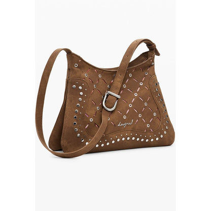 Desigual Brown Polyethylene Women Handbag