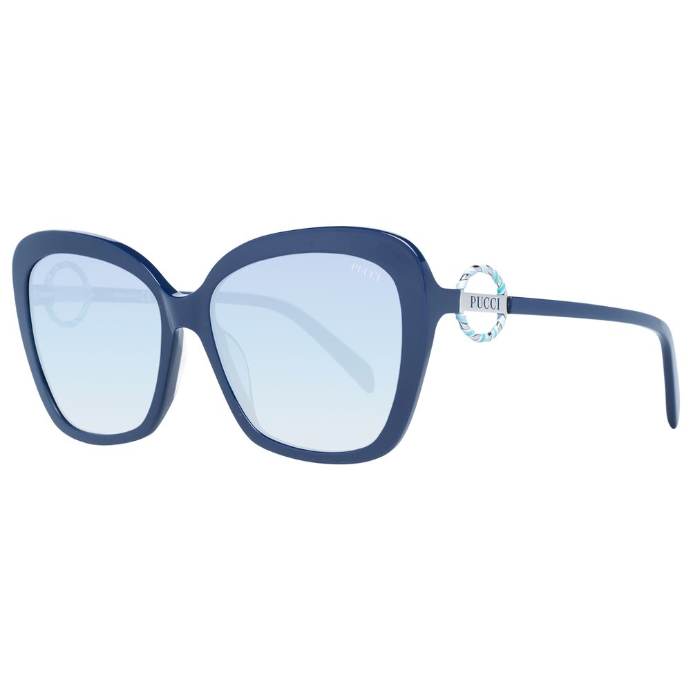 Emilio Pucci Blue Plastic Sunglasses