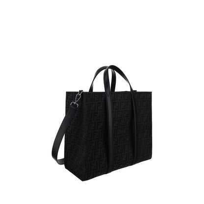 Fendi Black Polyester Shoulder Bag