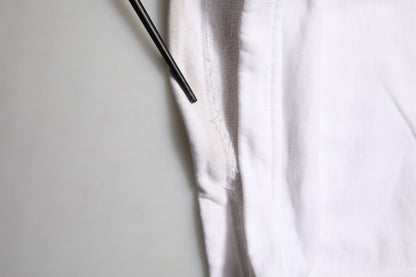 Dolce & Gabbana White Cotton Cargo Trousers Logo Patch Pants