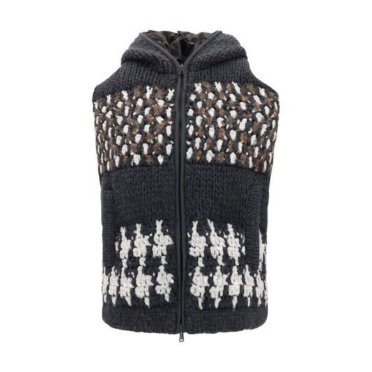 Cashmere padded Gilet