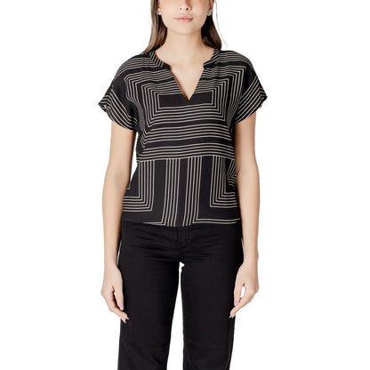Jacqueline De Yong Black Viscose Sportswear