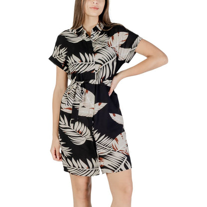Vero Moda Beige Viscose Short Dress