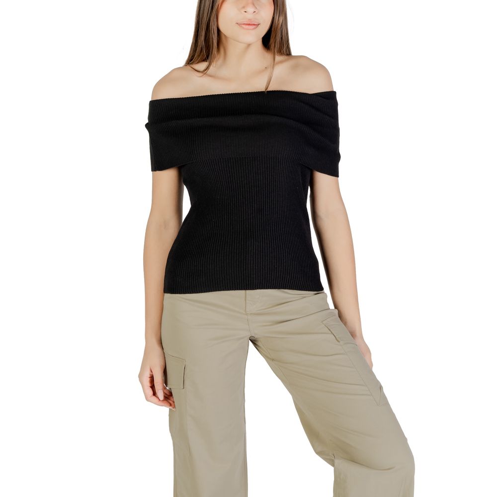 Only Black Polyester Bodysuit