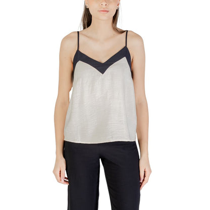 Vero Moda Beige Nylon Top