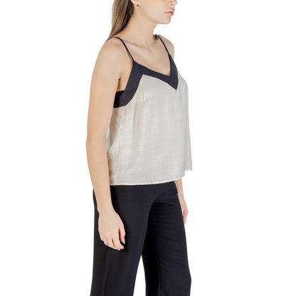Vero Moda Beige Nylon Top