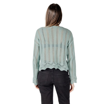 Only Turquoise Recycled Cotton Sweatshirt