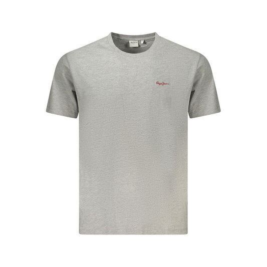 Pepe Jeans Gray Organic Cotton Men T-Shirt