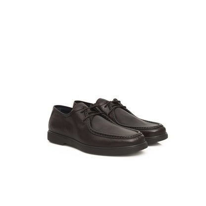 Cerruti 1881 Brown Cowhide Men's Derby Shoe