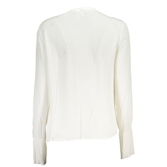 Patrizia Pepe White Viscose Shirt