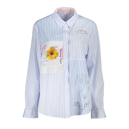 Desigual Blue Viscose Shirt