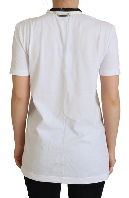 Dolce & Gabbana White Cotton LOVE Print Top Blouse T-shirt