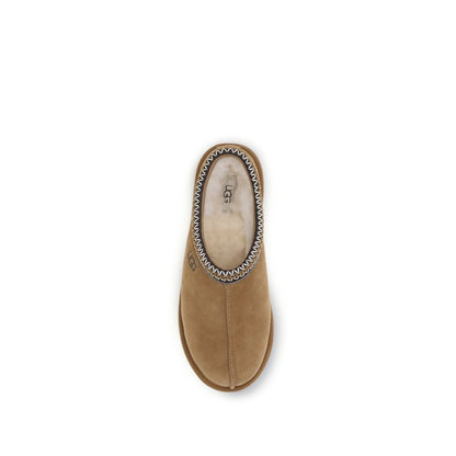 UGG Beige Leather Mules
