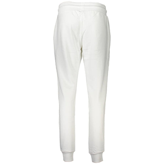 Cavalli Class White Cotton Pant