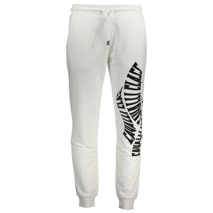 Cavalli Class White Cotton Pant