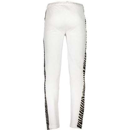 Cavalli Class White Cotton Pant