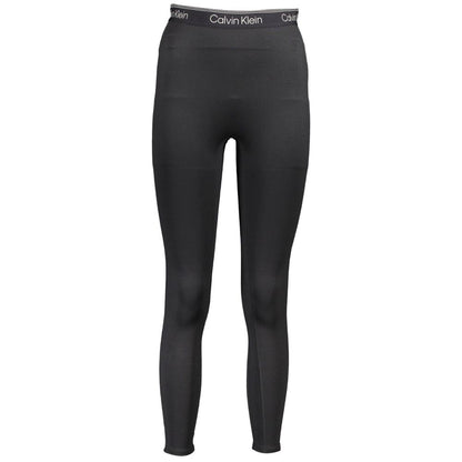 Calvin Klein Black Polyester Pant