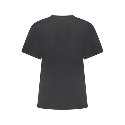 Napapijri Black Cotton T-Shirt