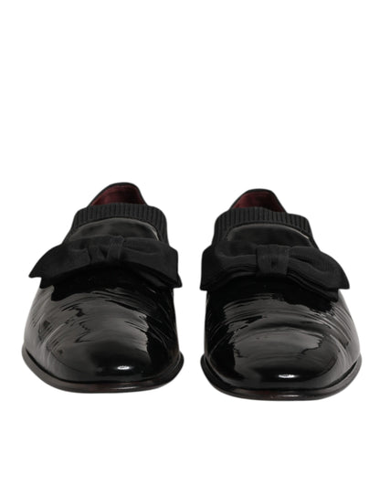 Dolce & Gabbana Leather Loafers Men Formal Dress Shoes