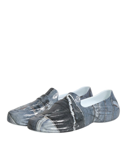 Dolce & Gabbana Multicolor Rubber Men Low Top Sneakers Shoes