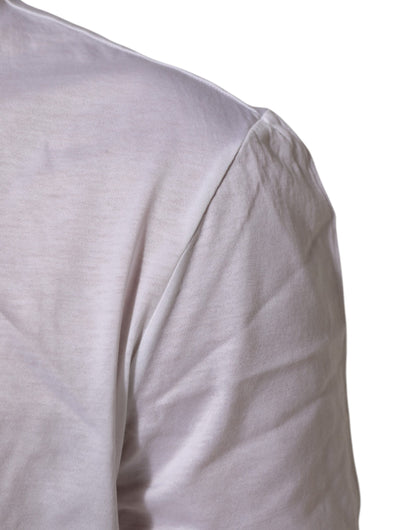 Dolce & Gabbana White Cotton Crew Neck Underwear Tee T-shirt