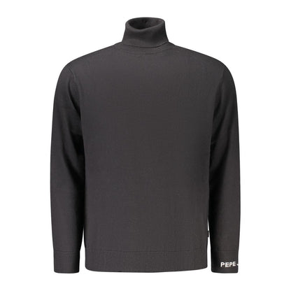 Pepe Jeans Black Cotton Sweater