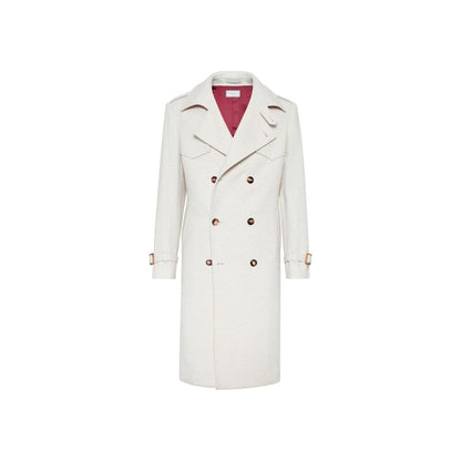 Brunello Cucinelli Beige Cashmere Coat