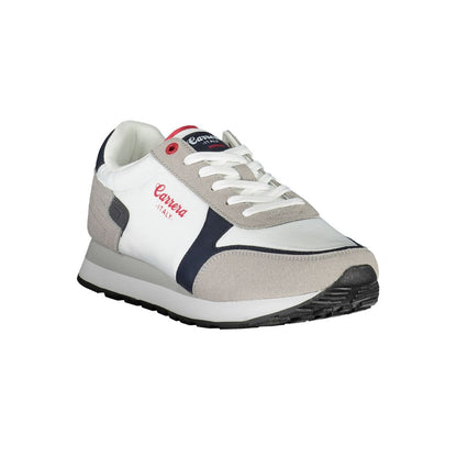 Carrera White Polyester Sneaker