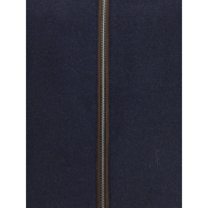 MooRER Blue Cashmere Bomber