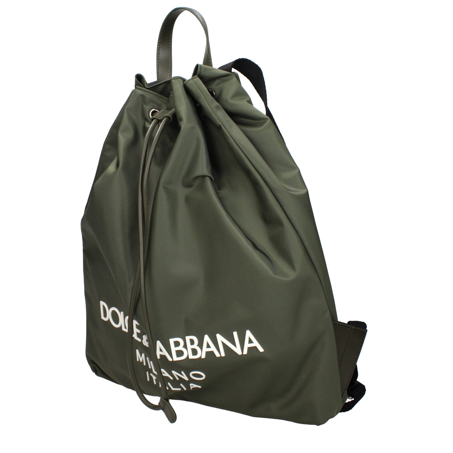 Dolce & Gabbana Green Nylon Backpack