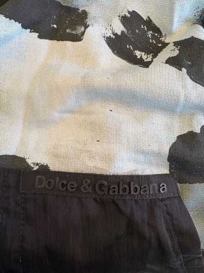 Dolce & Gabbana Multicolor Camouflage Men Hooded Sweater