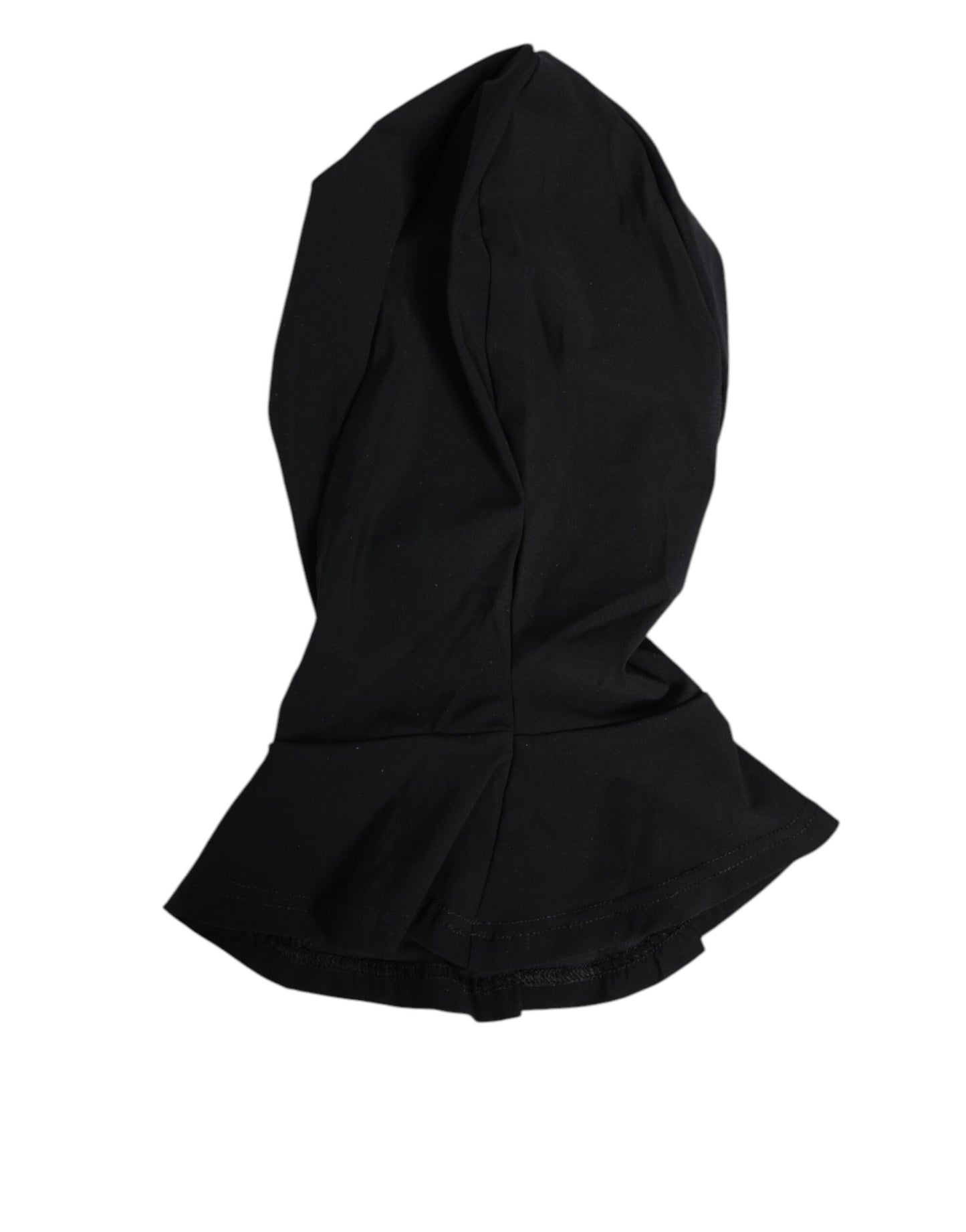 Dolce & Gabbana Black Nylon Elastane Balaclava Hood Face Cover Hat