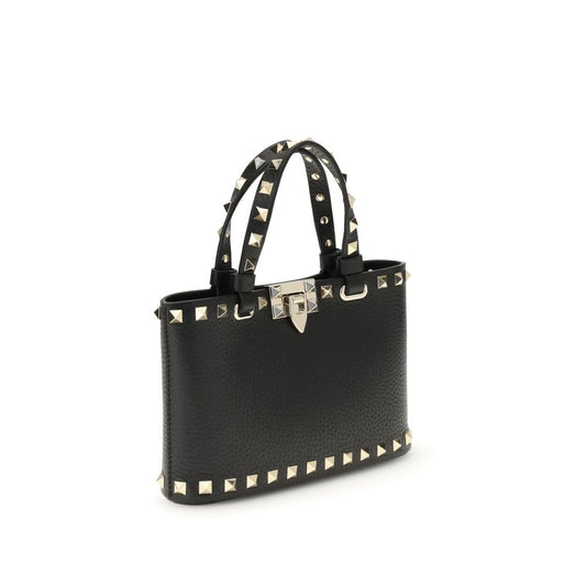 Valentino Garavani Black Leather Shoulder Bag