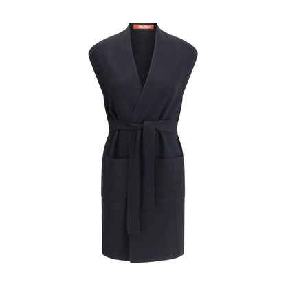 Max Mara Black Viscose Coat