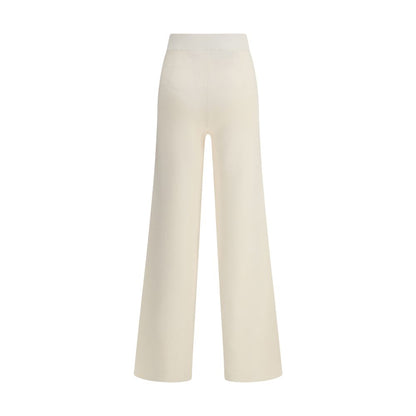 Max Mara Cream Viscose Casual Pants