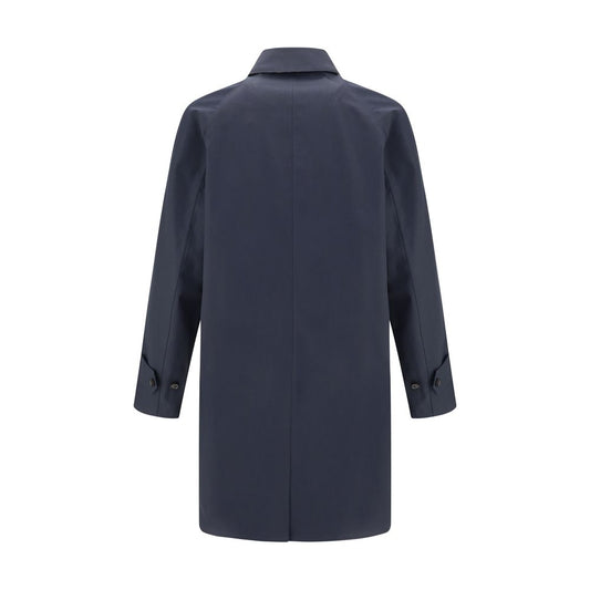 Burberry Blue Cotton Coat
