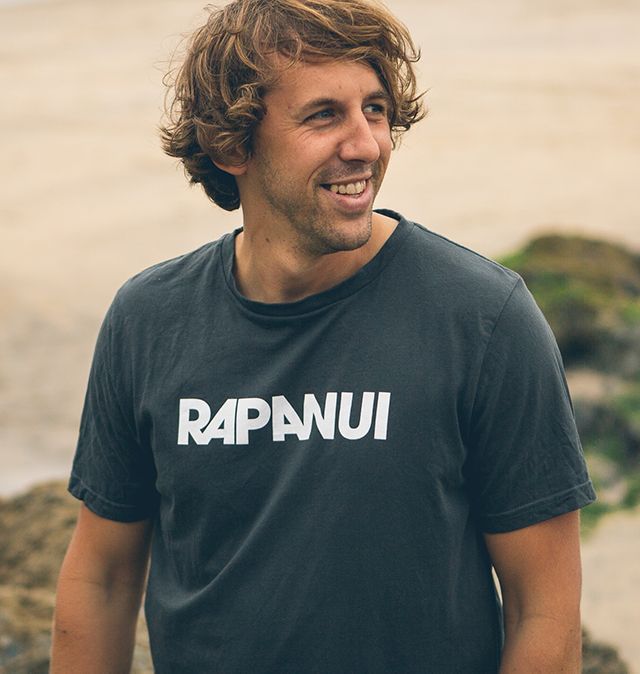Rapanui Logo T-Shirt    Denim Blue