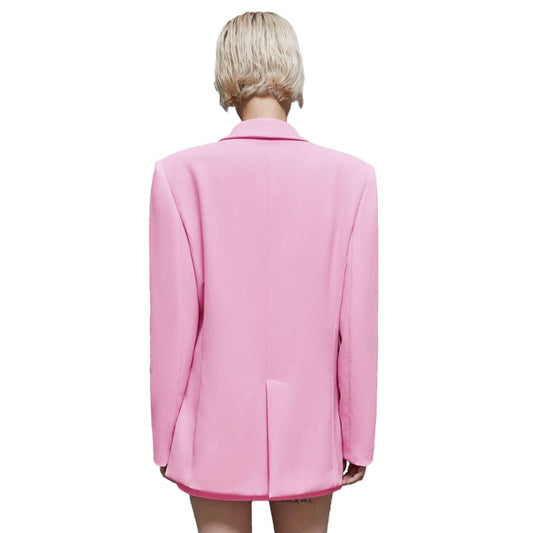 Patrizia Pepe Pink Polyester Blazer