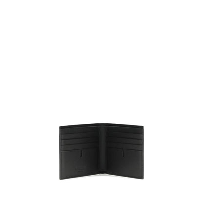 Burberry Black Calf Leather Bos Taurus Wallet