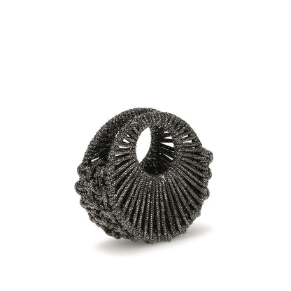 HIBOURAMA Gray Resin Handbag