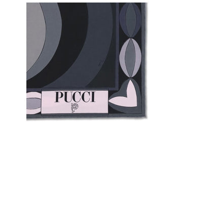 Emilio Pucci Yellow Silk Scarf