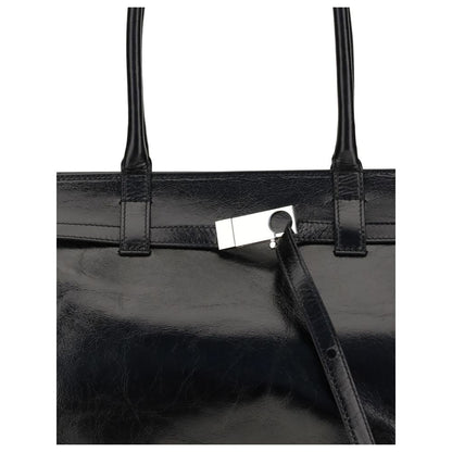Benedetta Bruzziches Black Calf Leather Bos Taurus Shoulder Bag