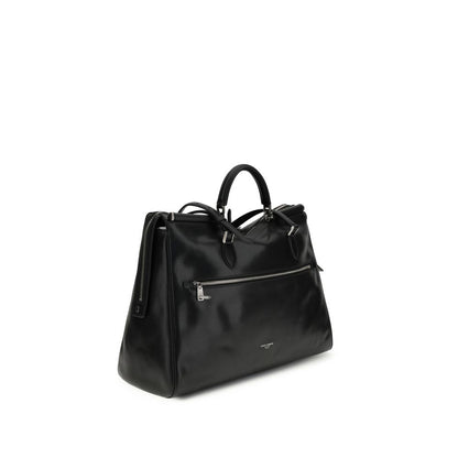 Dolce & Gabbana Black Calf Leather Bos Taurus Shoulder Bag