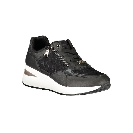 Laura Biagiotti Black Polyester Women Sneaker