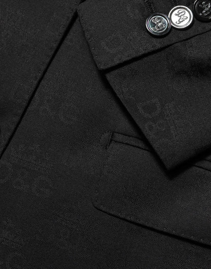 Dolce & Gabbana Black MARTINI 2 Buttons Suit Jacket Blazer