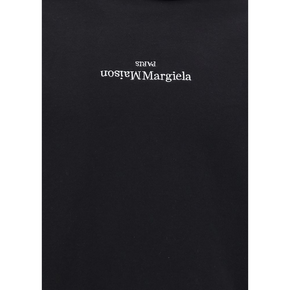 Maison Margiela Black Cotton Sweatshirt